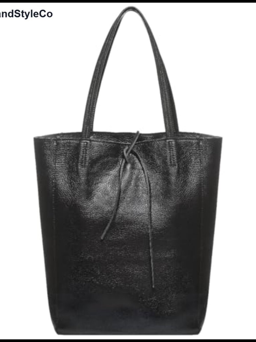 Genuine Italian Leather Large Slouchy Tote Bag for Women